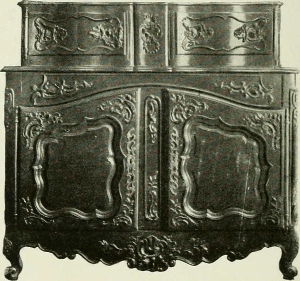 An illustration from French furniture under Louis XV, 1920, leaf 165