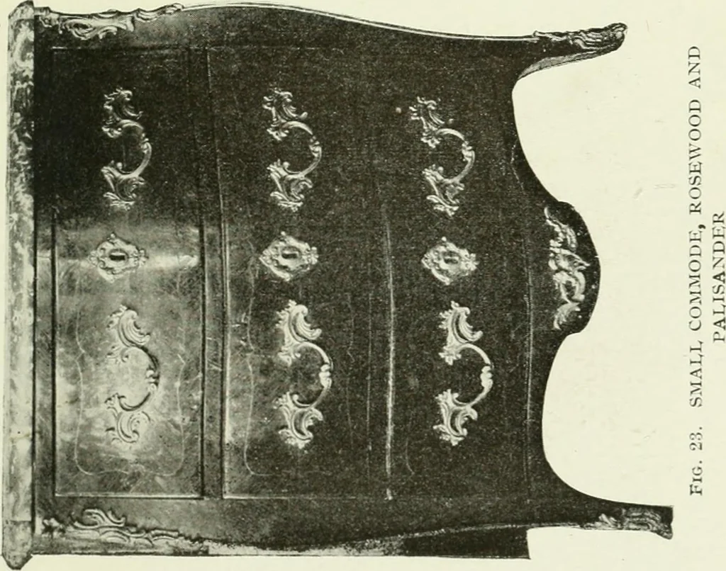 An illustration from French furniture under Louis XV, 1920, leaf 172