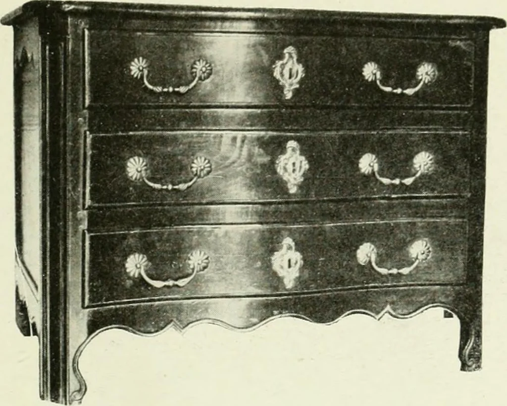 An illustration from French furniture under Louis XV, 1920, leaf 174