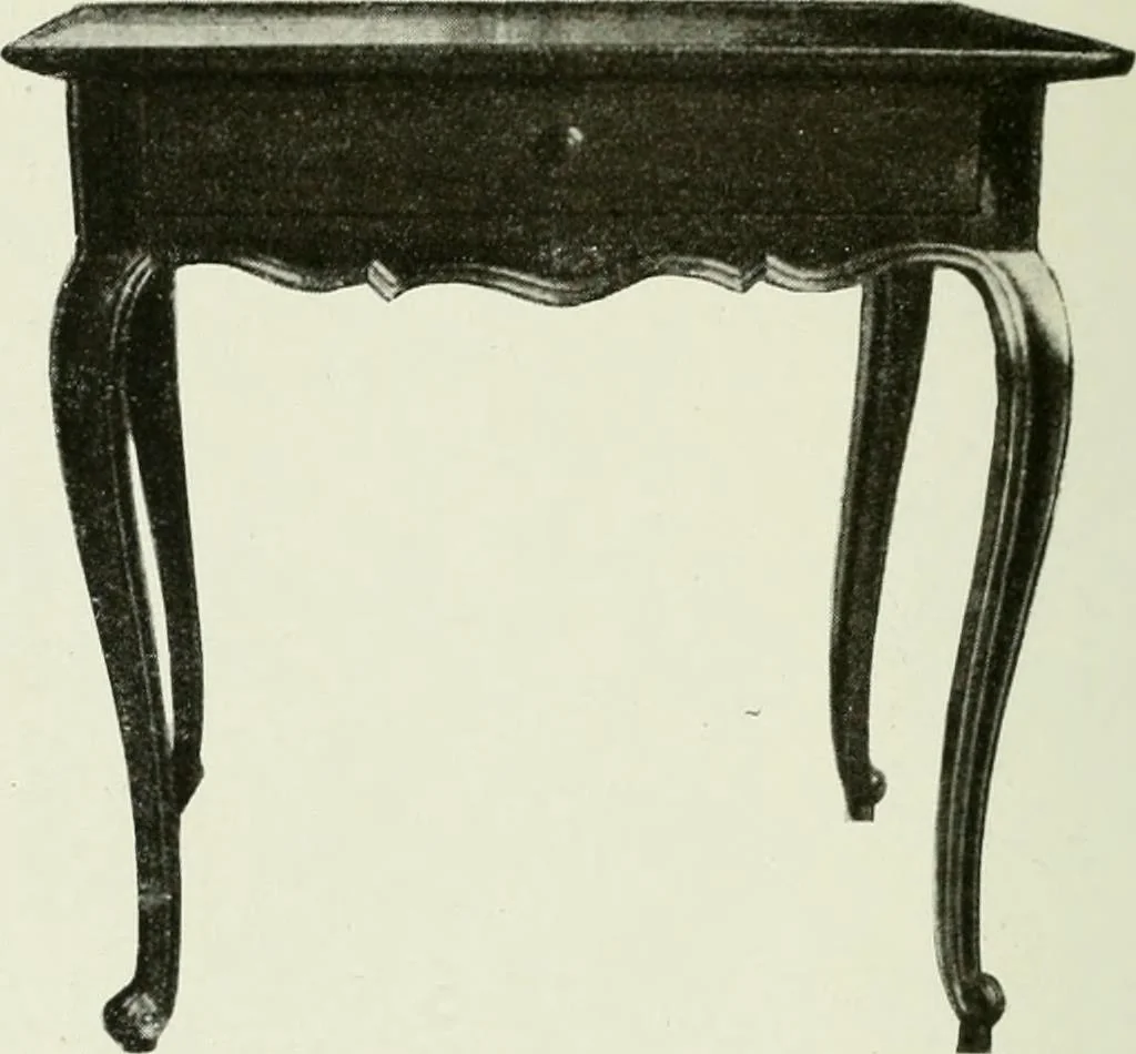An illustration from French furniture under Louis XV, 1920, leaf 177