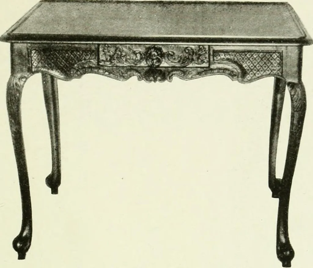 An illustration from French furniture under Louis XV, 1920, leaf 178