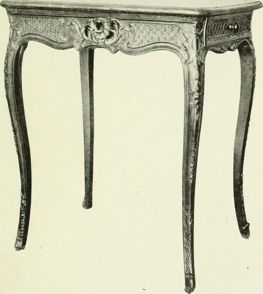 An illustration from French furniture under Louis XV, 1920, leaf 180