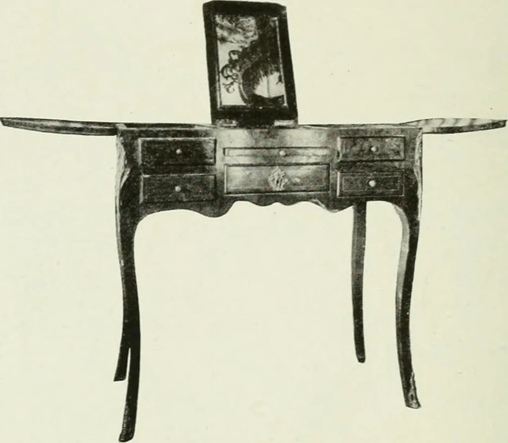 An illustration from French furniture under Louis XV, 1920, leaf 183