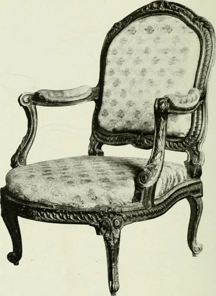 An illustration from French furniture under Louis XV, 1920, leaf 197