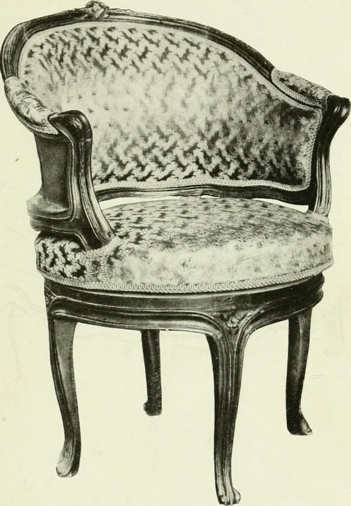 An illustration from French furniture under Louis XV, 1920, leaf 198