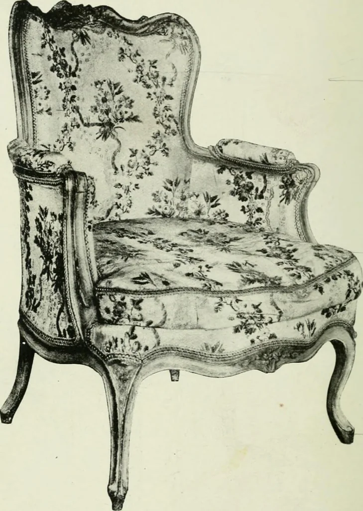 An illustration from French furniture under Louis XV, 1920, leaf 199