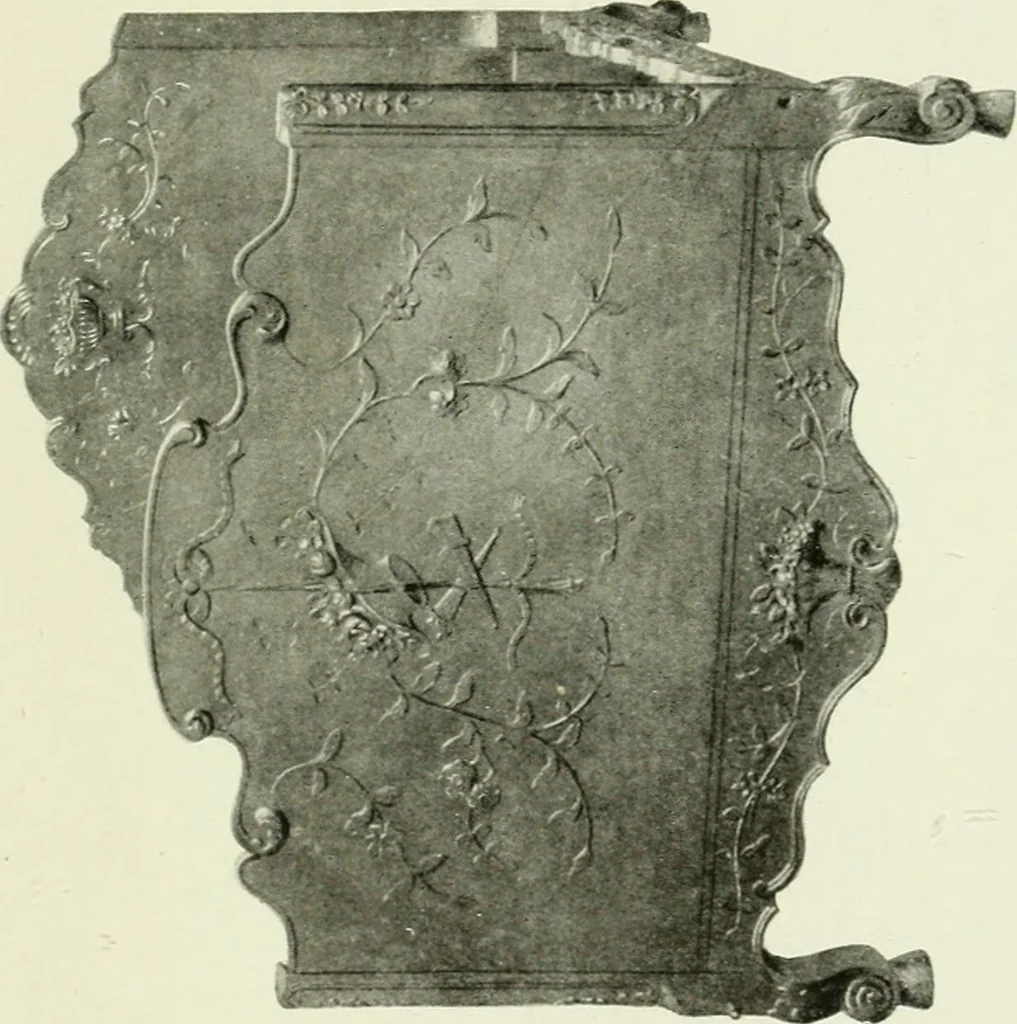 An illustration from French furniture under Louis XV, 1920, leaf 214