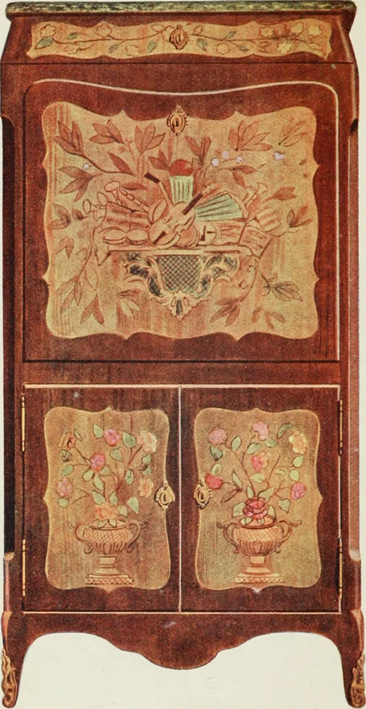 An illustration from French furniture under Louis XV, 1920, leaf 9
