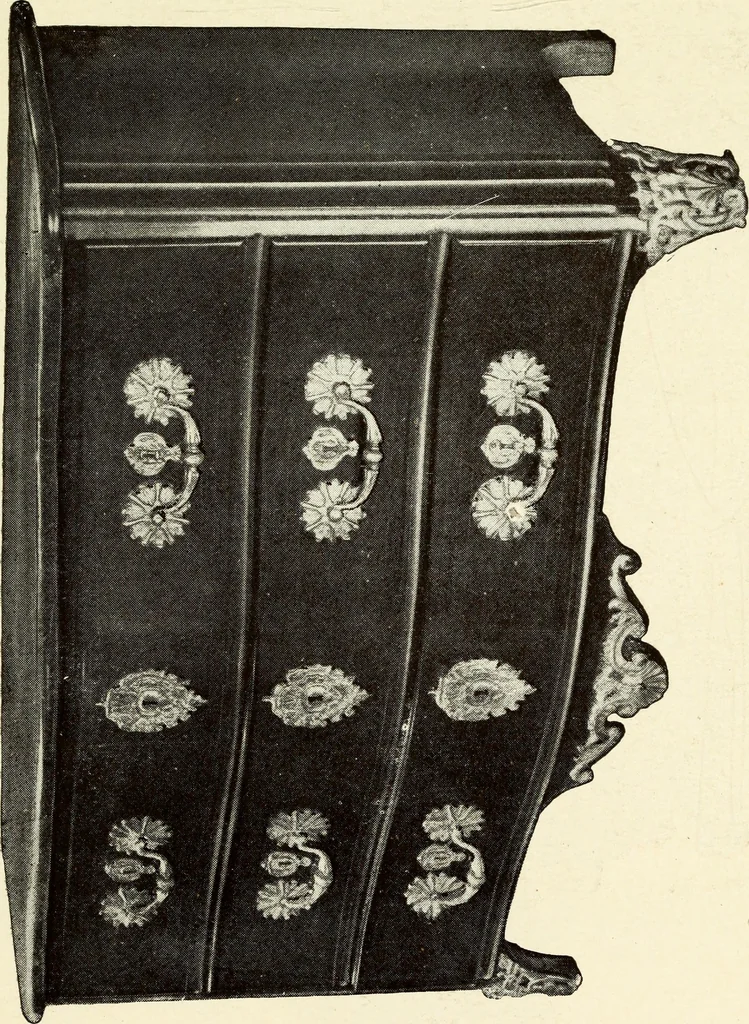 An illustration from French furniture under Louis XVI, 1920, leaf 201