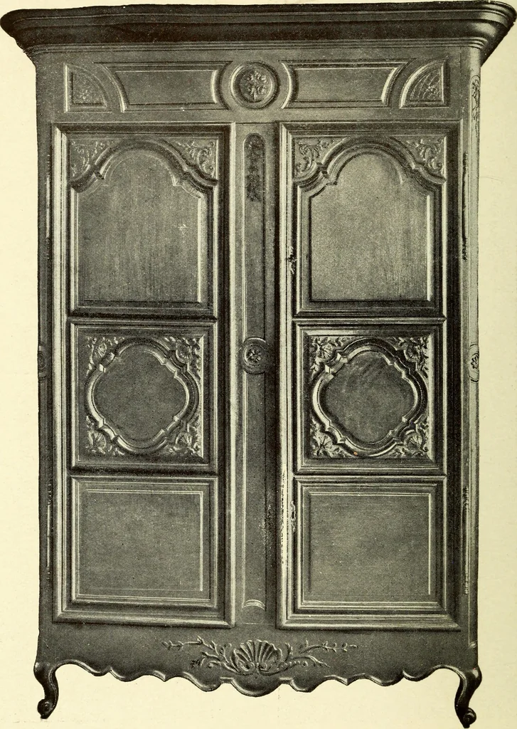 An illustration from French furniture under Louis XVI, 1920, leaf 216