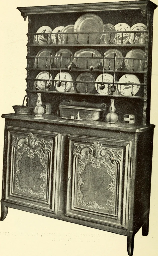 An illustration from French furniture under Louis XVI, 1920, leaf 222