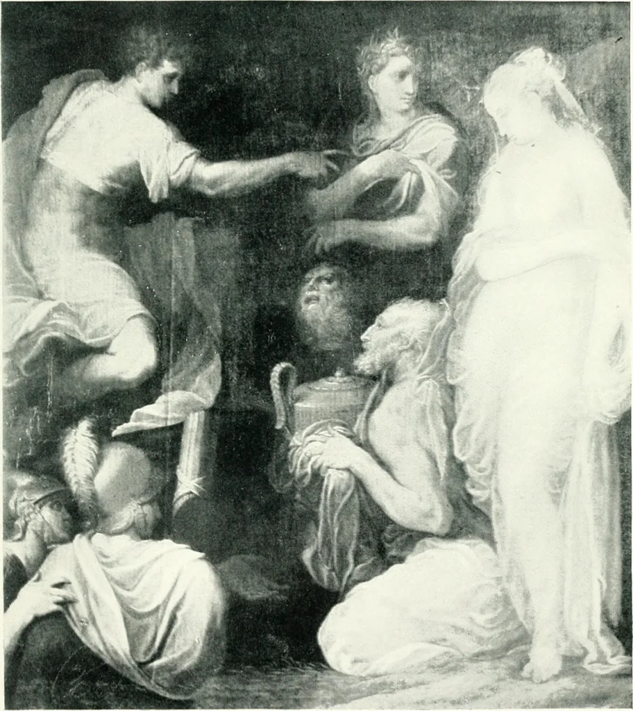 An illustration from French painting in the sixteenth century, 1904, leaf 241