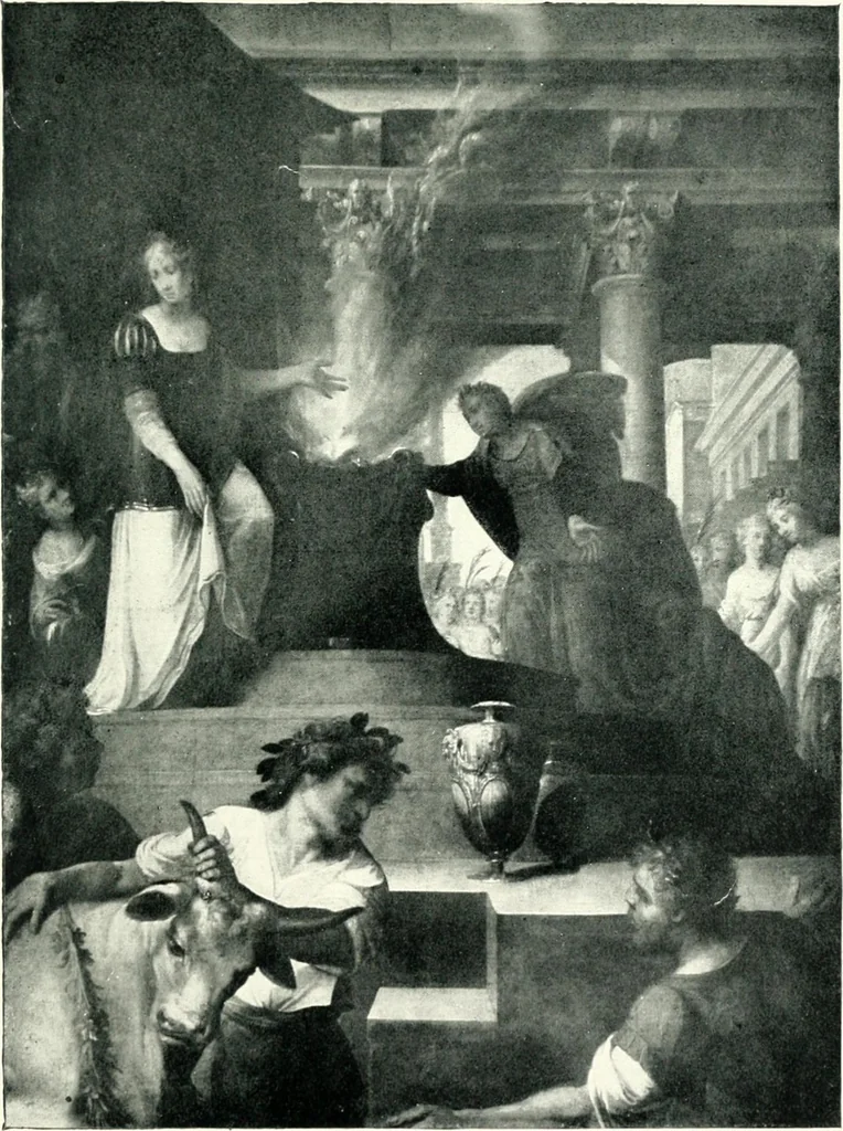An illustration from French painting in the sixteenth century, 1904, leaf 363