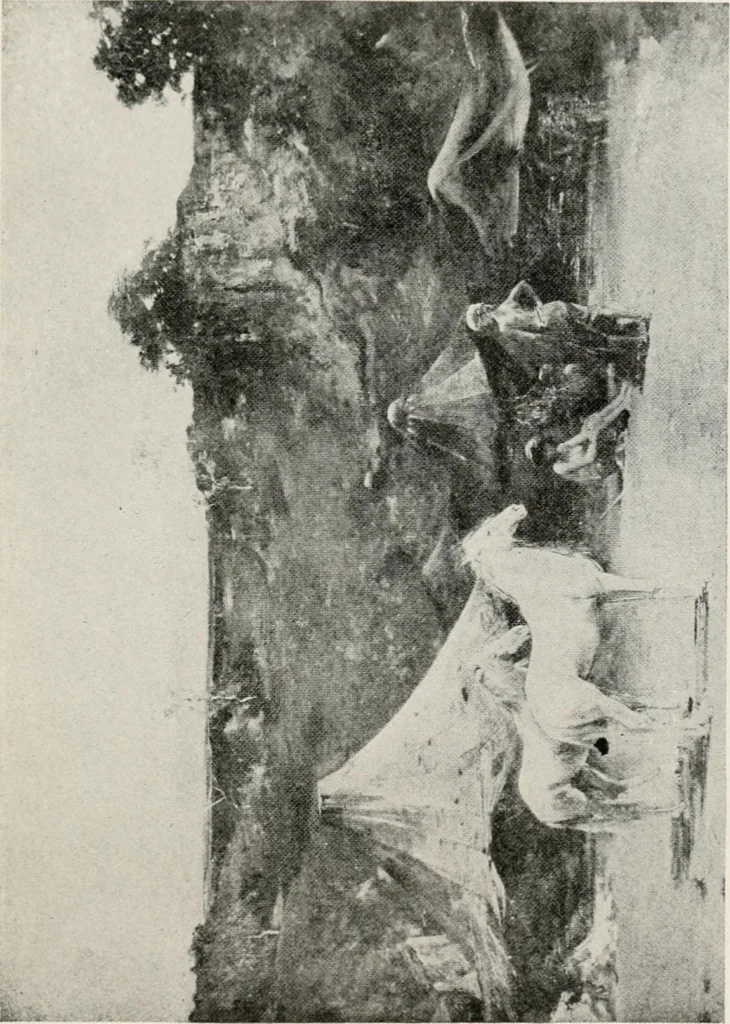 An illustration from French pictures and their painters, 1922, leaf 183