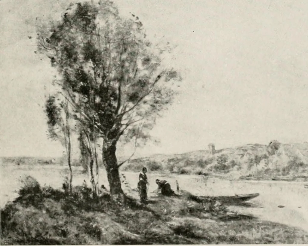 An illustration from French pictures and their painters, 1922, leaf 207