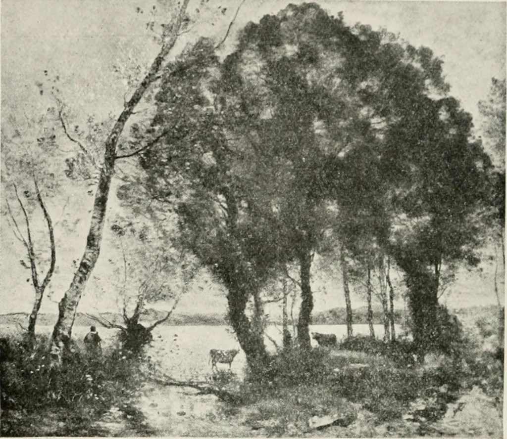 An illustration from French pictures and their painters, 1922, leaf 218