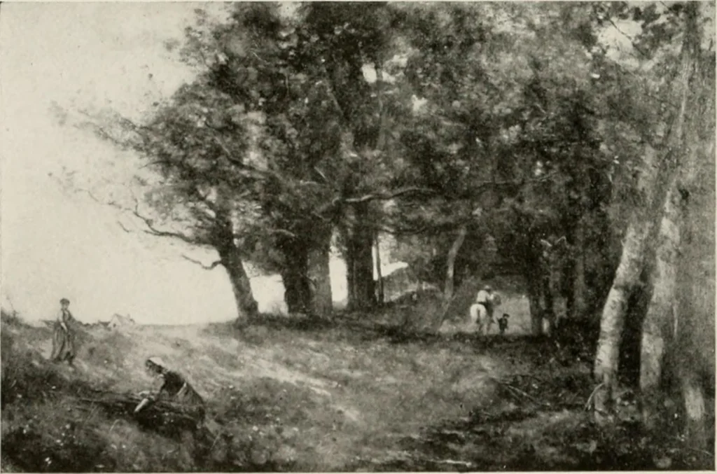 An illustration from French pictures and their painters, 1922, leaf 218