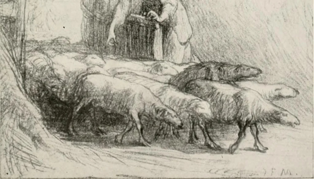 An illustration from French pictures and their painters, 1922, leaf 223