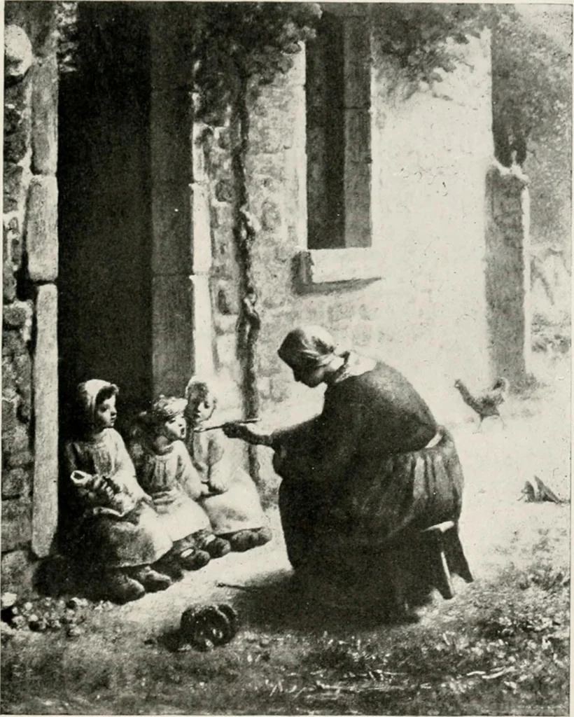 An illustration from French pictures and their painters, 1922, leaf 231