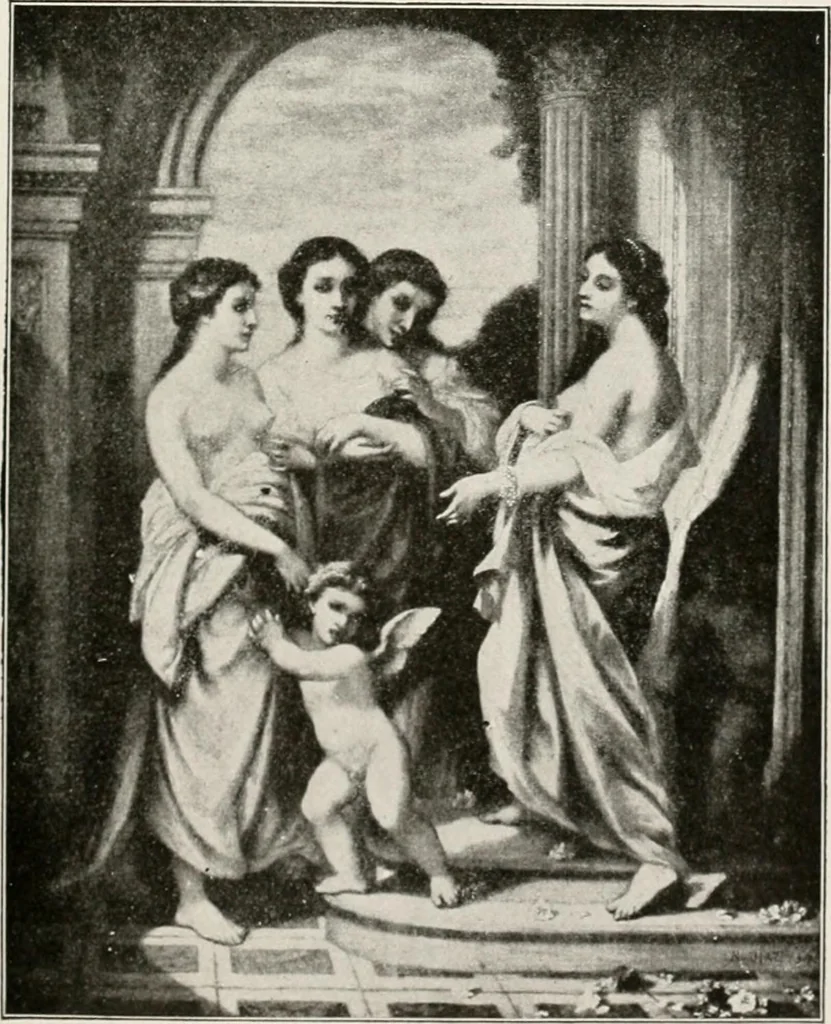 An illustration from French pictures and their painters, 1922, leaf 251