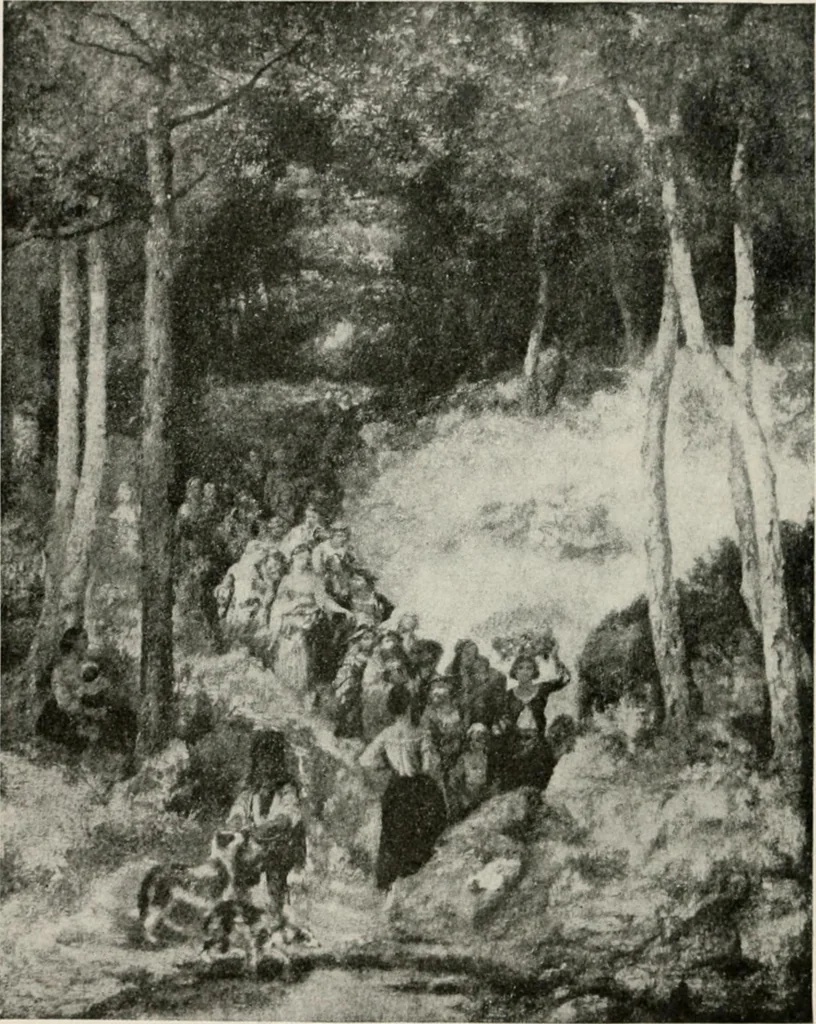 An illustration from French pictures and their painters, 1922, leaf 252