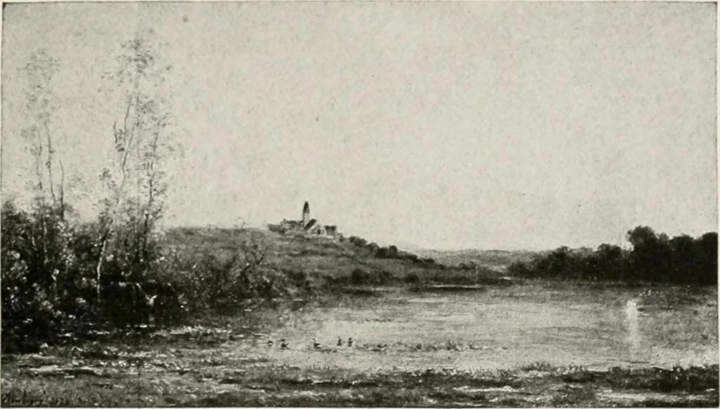 An illustration from French pictures and their painters, 1922, leaf 257