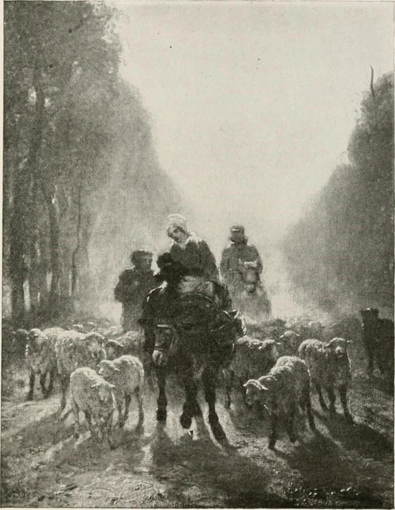 An illustration from French pictures and their painters, 1922, leaf 261