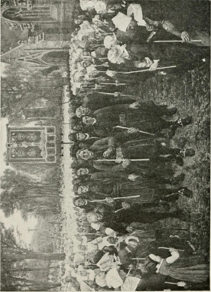 An illustration from French pictures and their painters, 1922, leaf 272