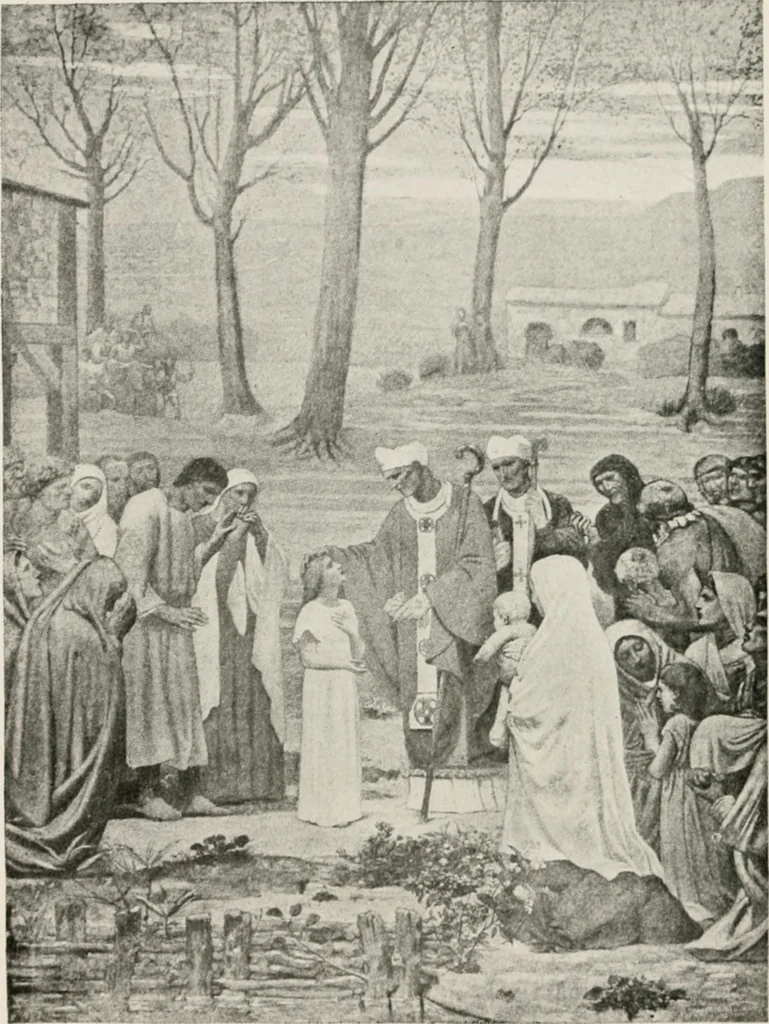 An illustration from French pictures and their painters, 1922, leaf 332