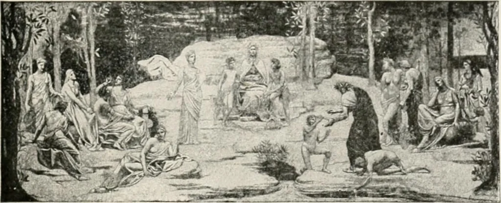 An illustration from French pictures and their painters, 1922, leaf 341
