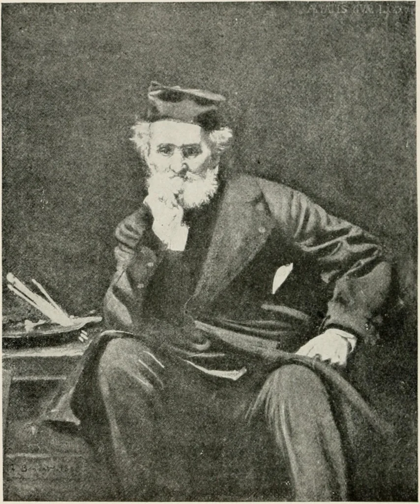 An illustration from French pictures and their painters, 1922, leaf 382