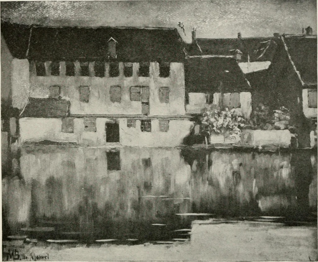An illustration from French pictures and their painters, 1922, leaf 442