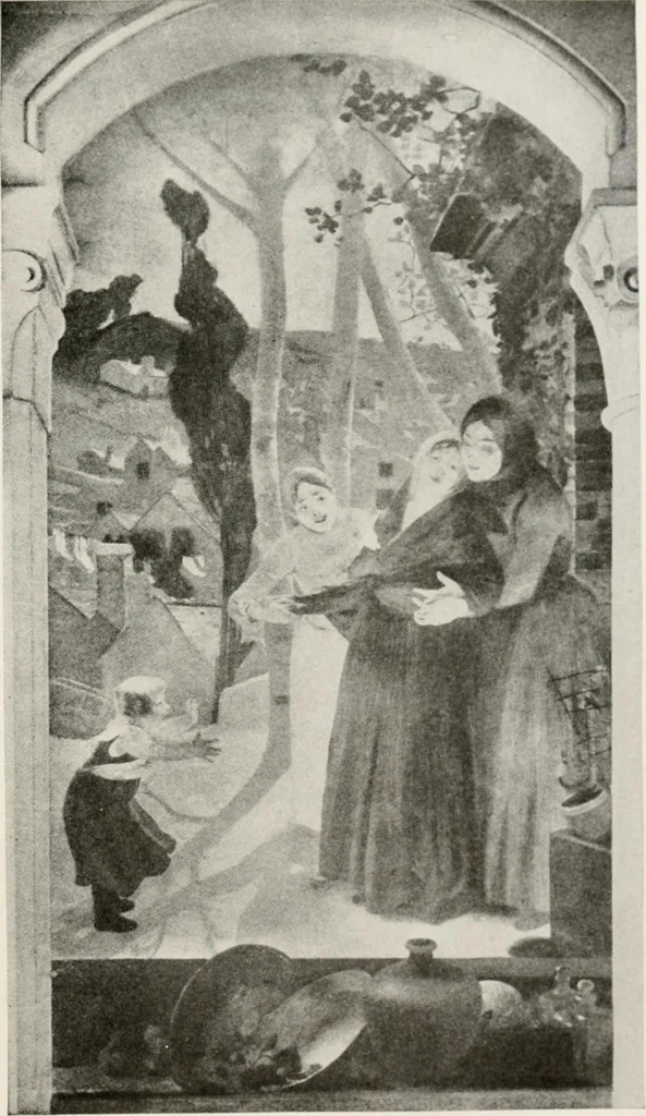 An illustration from French pictures and their painters, 1922, leaf 463