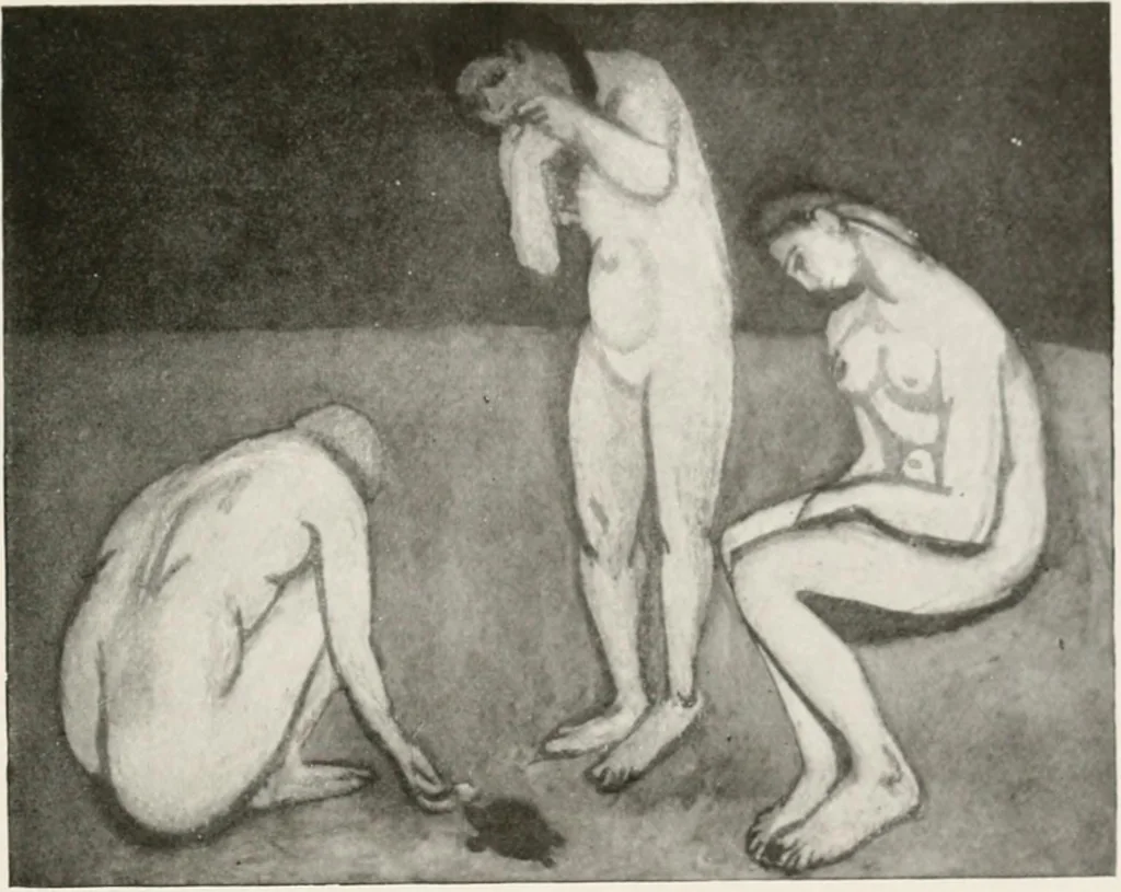 An illustration from French pictures and their painters, 1922, leaf 483