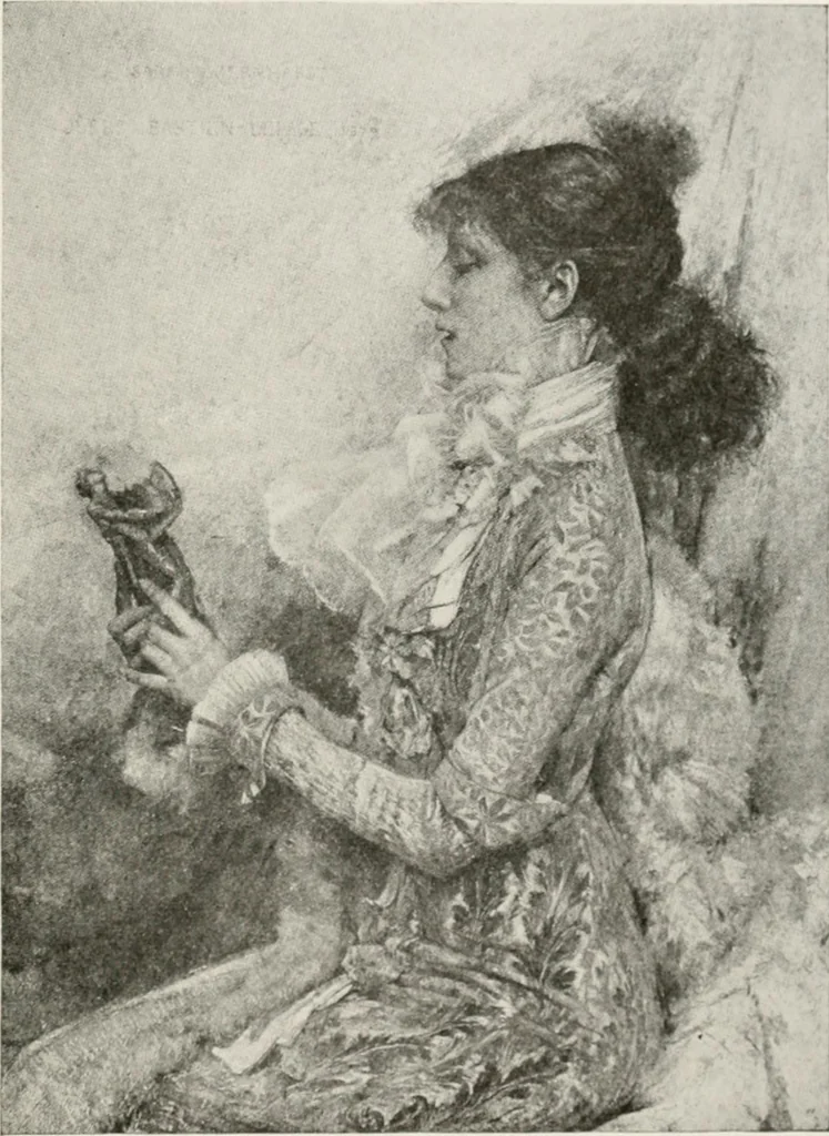An illustration from French pictures and their painters, 1922, leaf 495