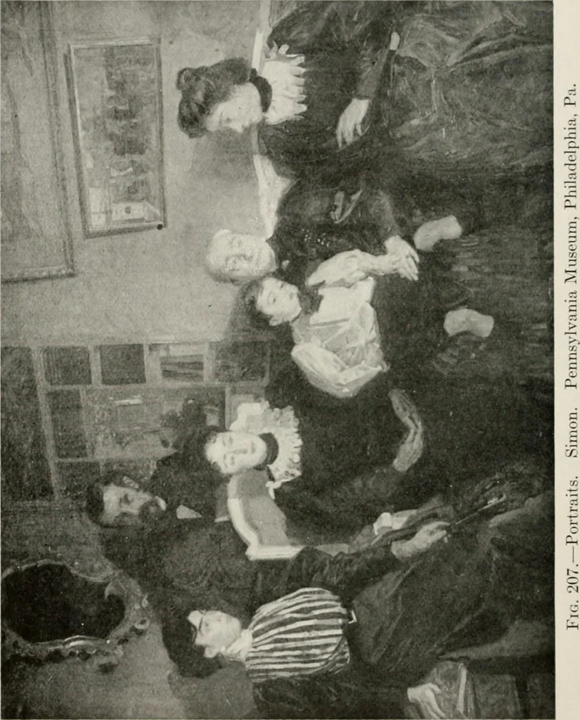 An illustration from French pictures and their painters, 1922, leaf 510