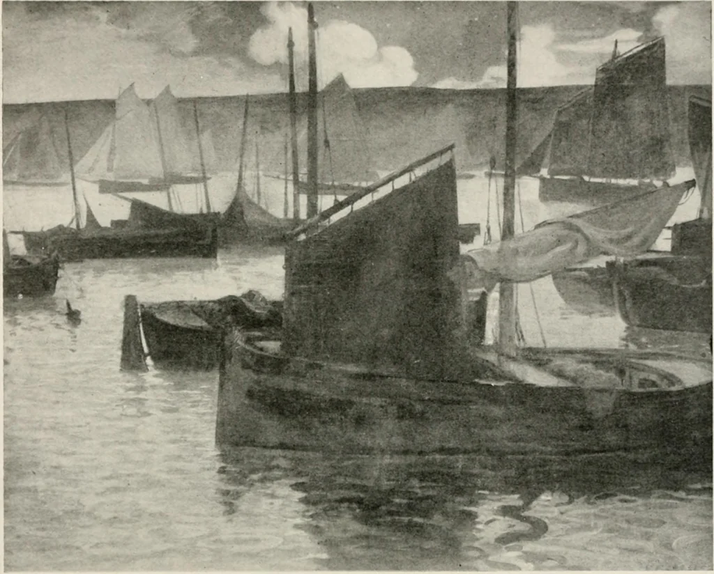 An illustration from French pictures and their painters, 1922, leaf 514