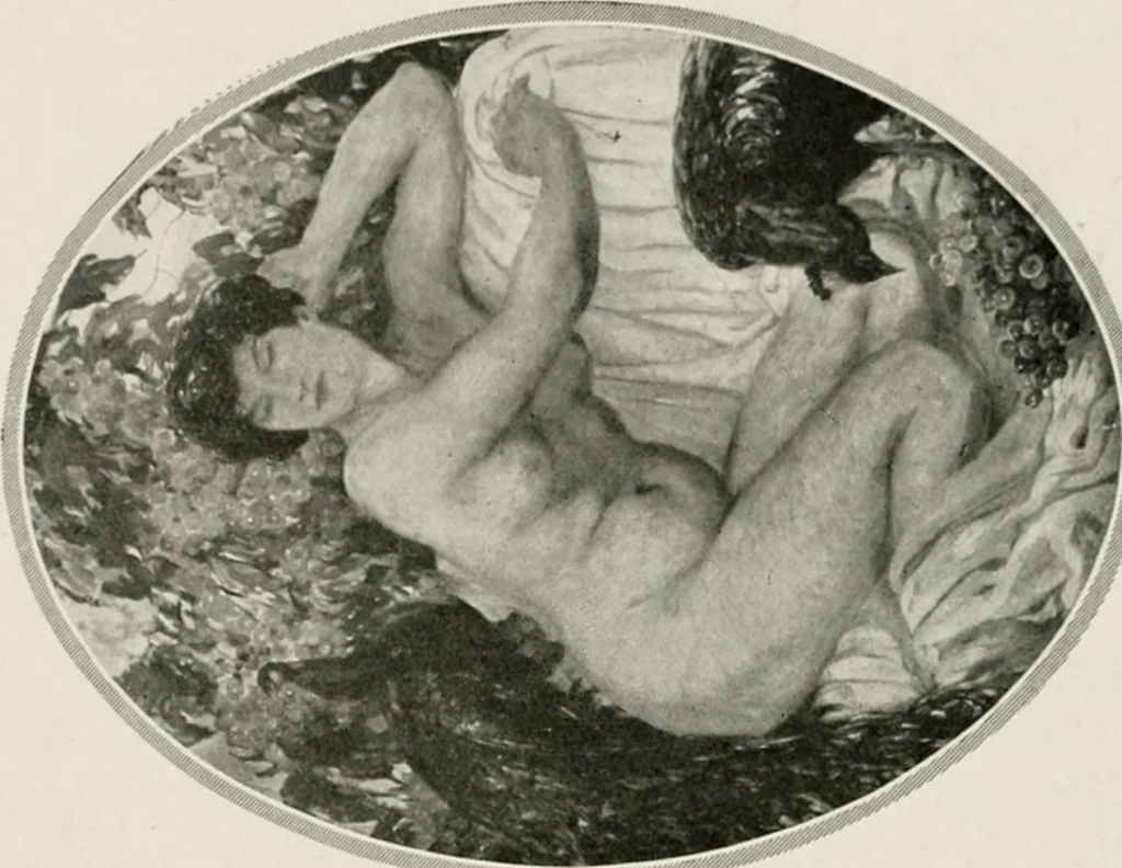 An illustration from French pictures and their painters, 1922, leaf 522