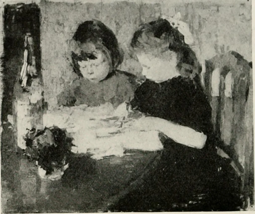 An illustration from French pictures and their painters, 1922, leaf 526