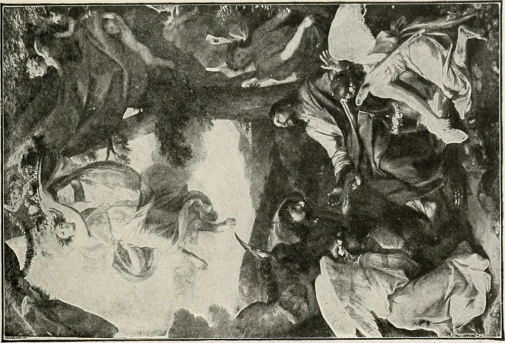 An illustration from French pictures and their painters, 1922, leaf 53