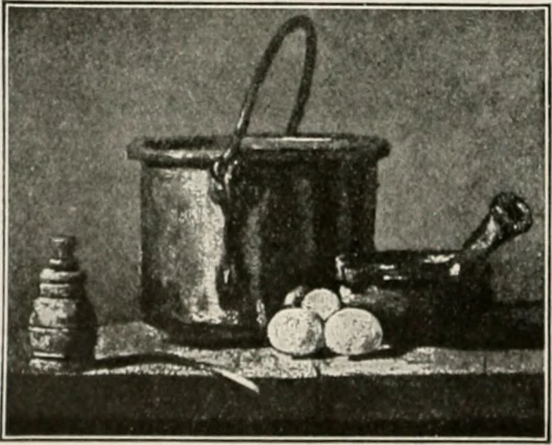 An illustration from French pictures and their painters, 1922, leaf 72