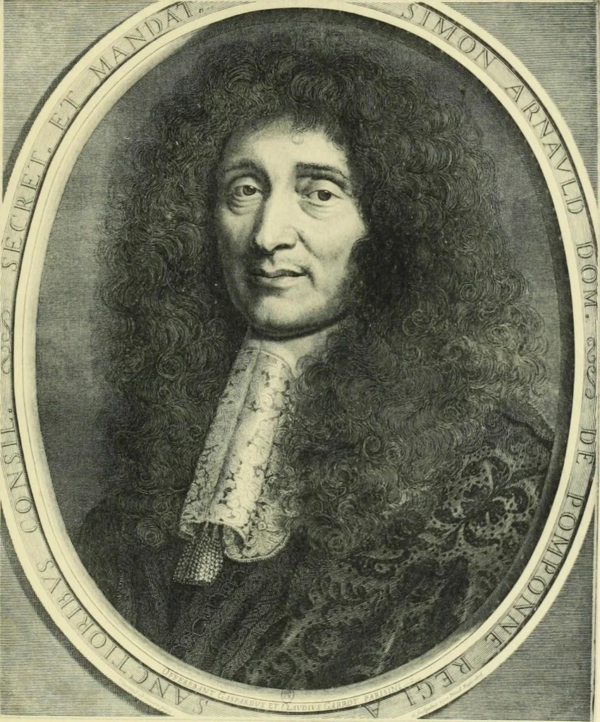 An illustration from French portrait engraving of the XVIIth and XVIIIth centuries, 1910, leaf 117