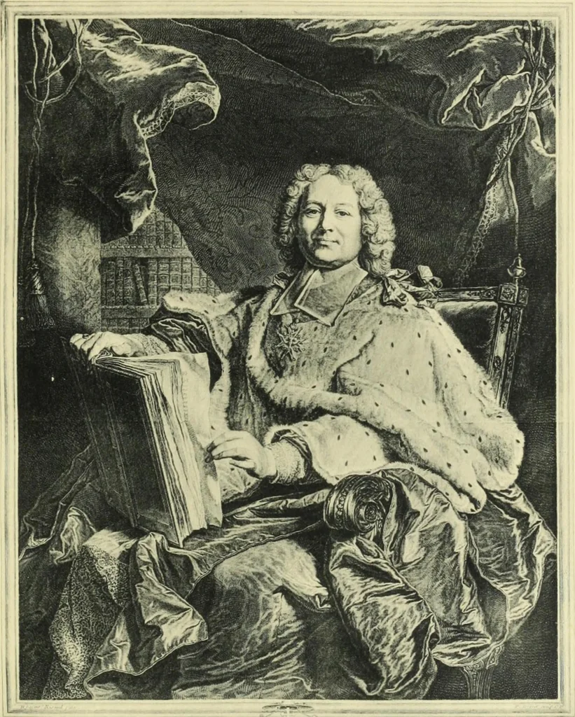 An illustration from French portrait engraving of the XVIIth and XVIIIth centuries, 1910, leaf 157
