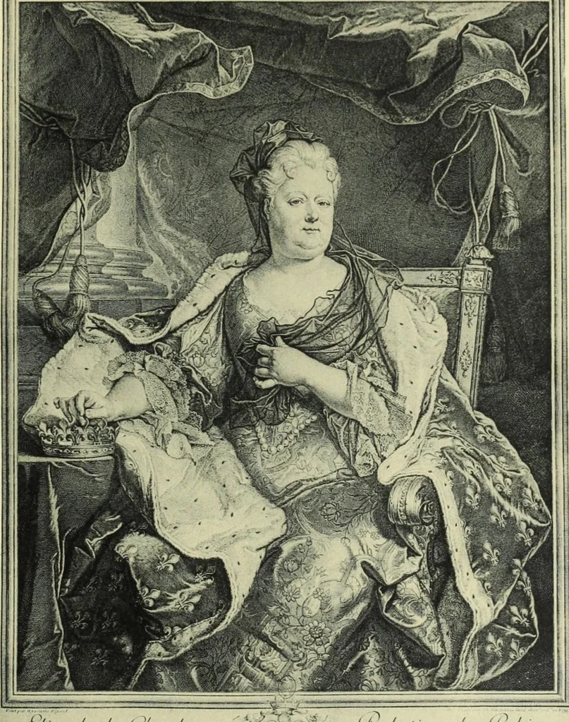 An illustration from French portrait engraving of the XVIIth and XVIIIth centuries, 1910, leaf 185