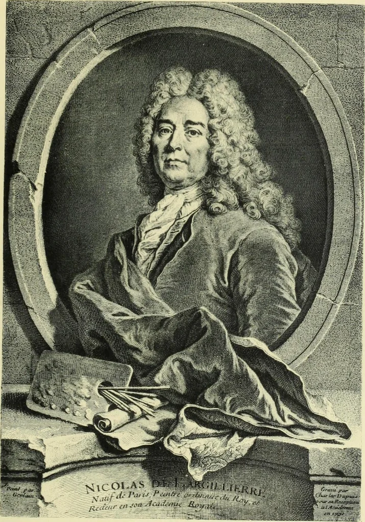 An illustration from French portrait engraving of the XVIIth and XVIIIth centuries, 1910, leaf 233