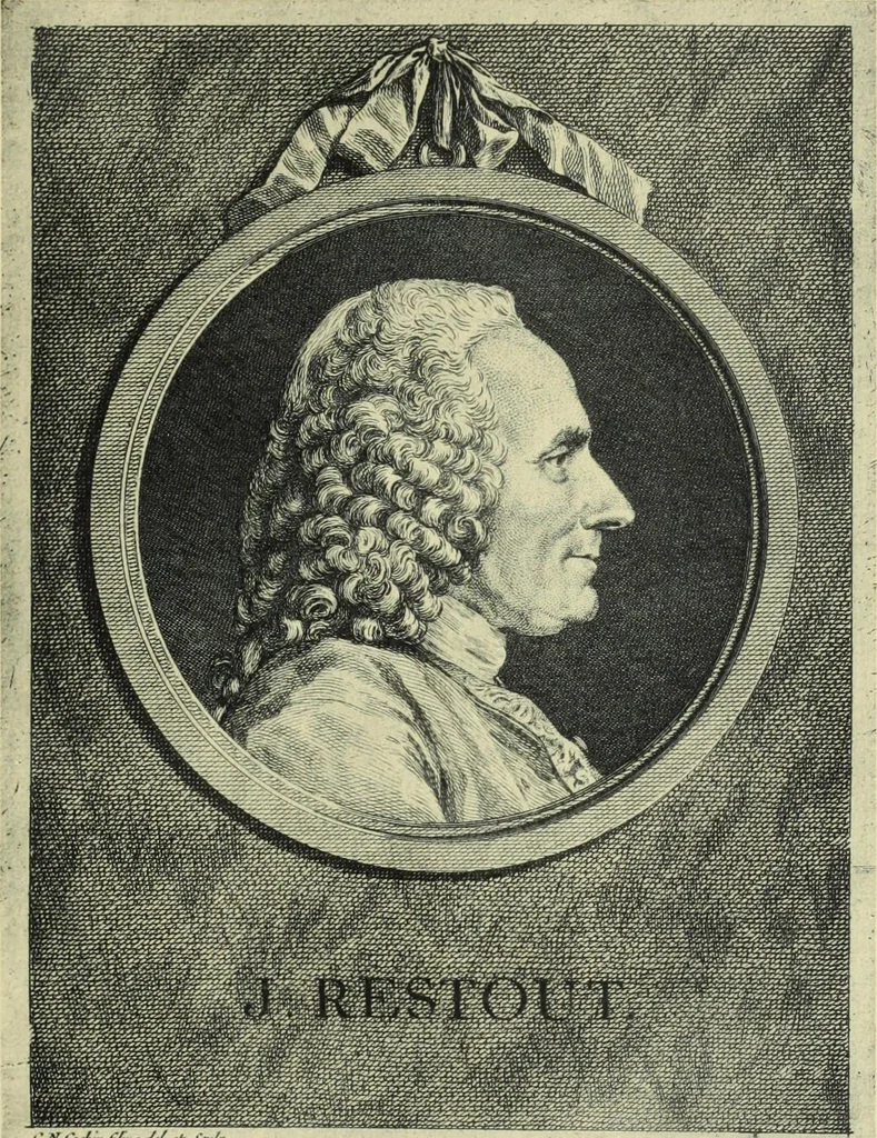 An illustration from French portrait engraving of the XVIIth and XVIIIth centuries, 1910, leaf 261