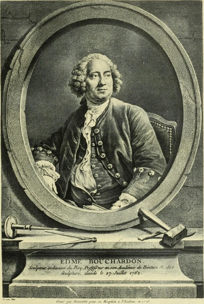 An illustration from French portrait engraving of the XVIIth and XVIIIth centuries, 1910, leaf 285