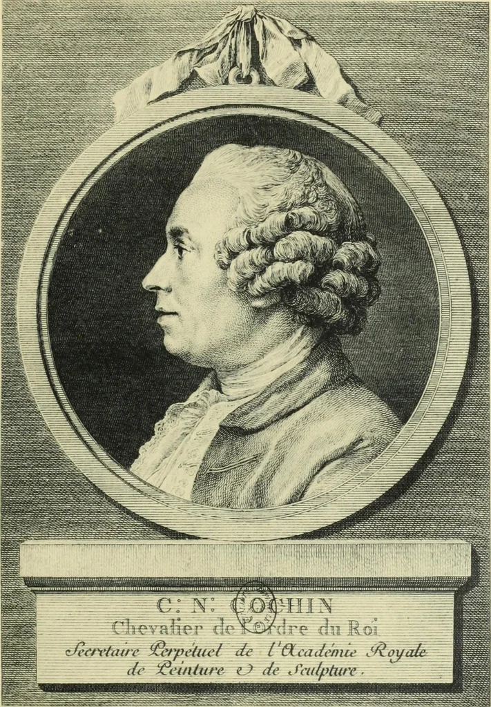 An illustration from French portrait engraving of the XVIIth and XVIIIth centuries, 1910, leaf 309