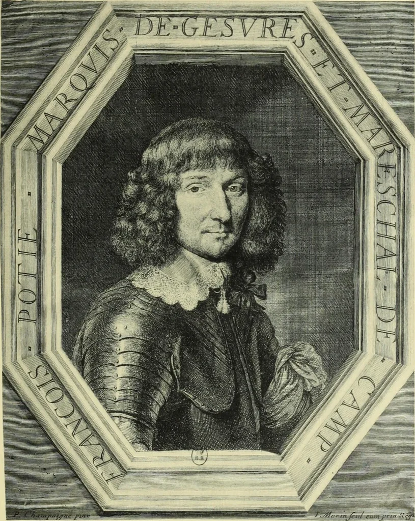 An illustration from French portrait engraving of the XVIIth and XVIIIth centuries, 1910, leaf 71