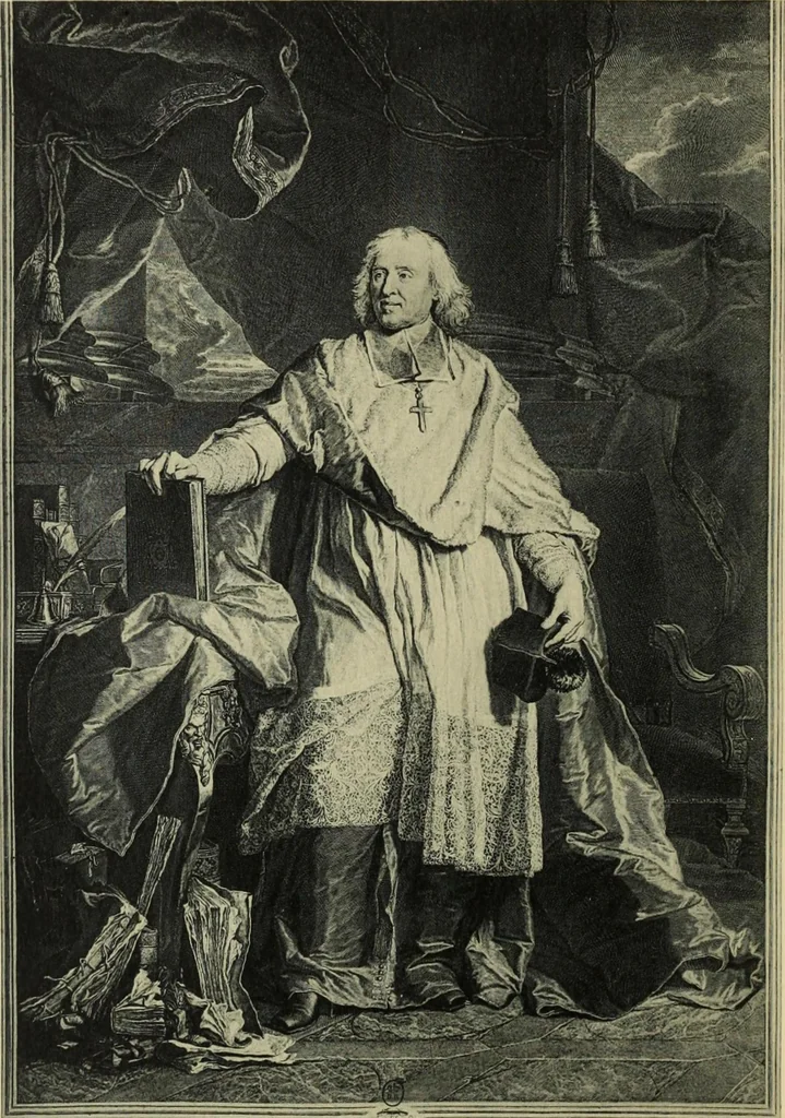 An illustration from French portrait engraving of the XVIIth and XVIIIth centuries, 1910, leaf 8
